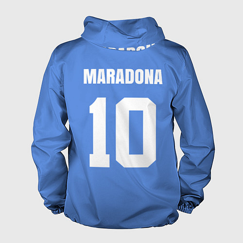 Мужская ветровка Диего Марадона Наполи Ретро / 3D-Белый – фото 2