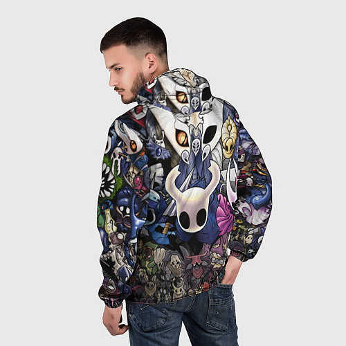 Мужская ветровка HOLLOW KNIGHT / 3D-Черный – фото 4