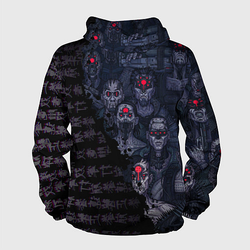 Мужская ветровка Cyberpunk 2077 / 3D-Белый – фото 2