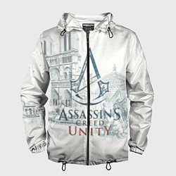 Ветровка с капюшоном мужская Assassin’s Creed Unity, цвет: 3D-черный