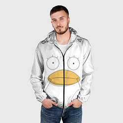 Ветровка с капюшоном мужская Gintama Гинтама, цвет: 3D-черный — фото 2