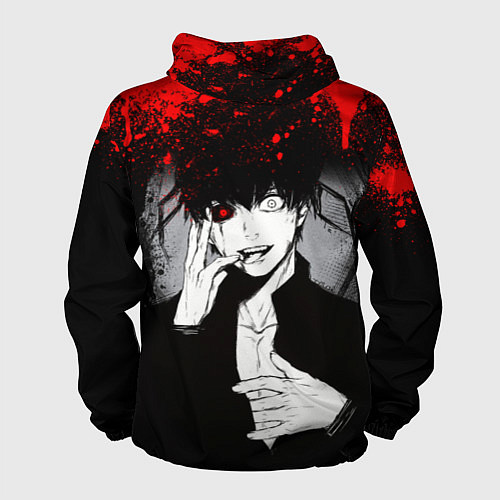 Мужская ветровка ТОКИЙСКИЙ ГУЛЬ TOKYO GHOUL / 3D-Белый – фото 2