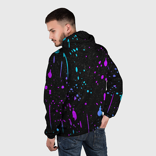Мужская ветровка ONE PIECE ВАН ПИС НЕОН / 3D-Черный – фото 4