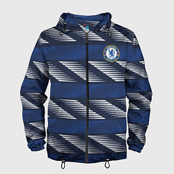 Ветровка с капюшоном мужская FC Chelsea Breathe Training Top 202122, цвет: 3D-черный