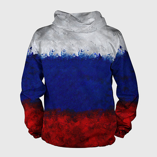 Мужская ветровка Россия Russia Герб / 3D-Белый – фото 2