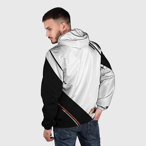 Мужская ветровка M4A4 - Asiimov 2023 NEW / 3D-Черный – фото 4