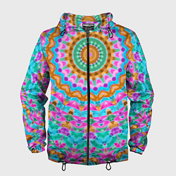 Мужская ветровка Разноцветный калейдоскоп