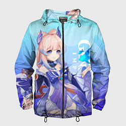 Ветровка с капюшоном мужская Genshin Impact, Кокоми, цвет: 3D-черный