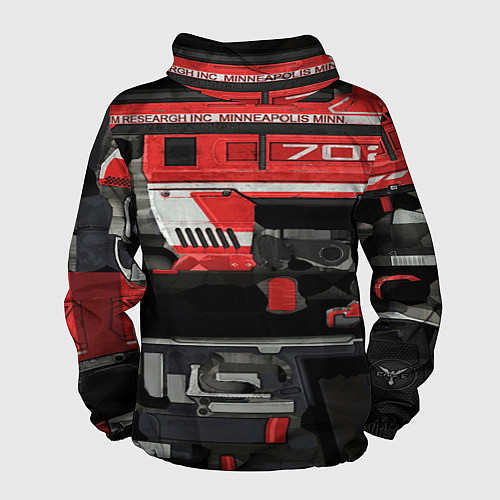 Мужская ветровка Skin agressor cs go / 3D-Черный – фото 2
