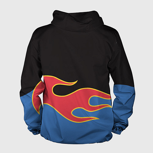 Мужская ветровка Hot Wheels Хот Вилс / 3D-Черный – фото 2