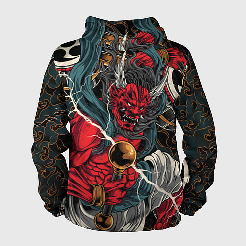 Мужская ветровка БОГ ГРОМА РАЙДЗИН / 3D-Белый – фото 2