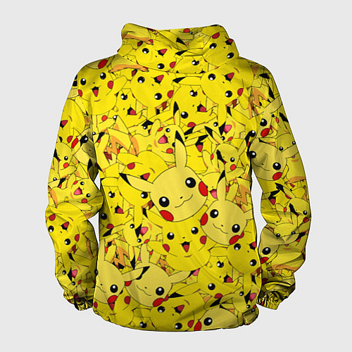 Мужская ветровка ПИКАЧУ ПОКЕМОН PIKA PIKA / 3D-Белый – фото 2