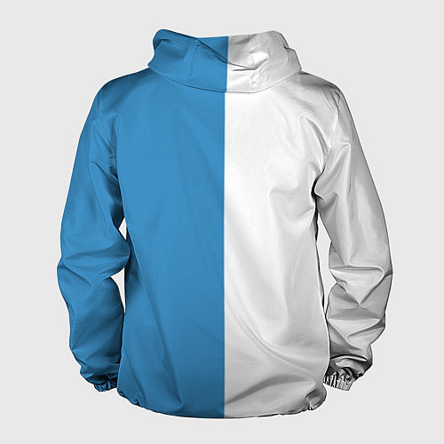 Мужская ветровка Крутые Санта и Олень / 3D-Черный – фото 2