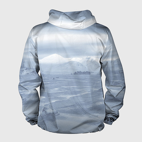 Мужская ветровка Оротукан Без текста / 3D-Черный – фото 2