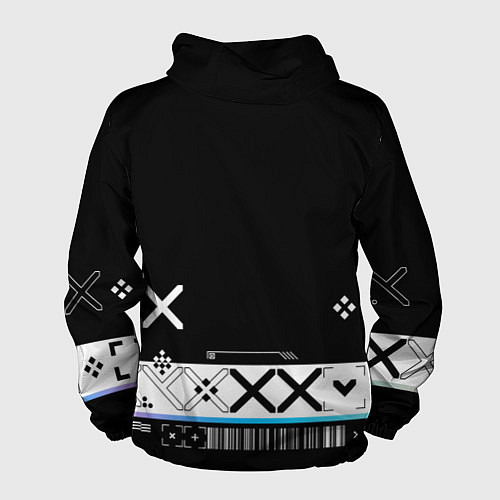 Мужская ветровка Поток информации СS:GO / 3D-Белый – фото 2