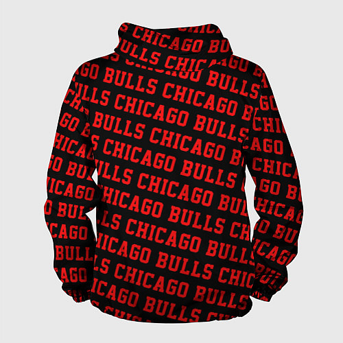 Мужская ветровка Чикаго Буллз, Chicago Bulls / 3D-Черный – фото 2
