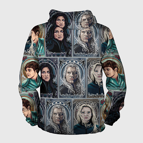 Мужская ветровка Ведьмак Сезон 2 Коллаж / 3D-Черный – фото 2