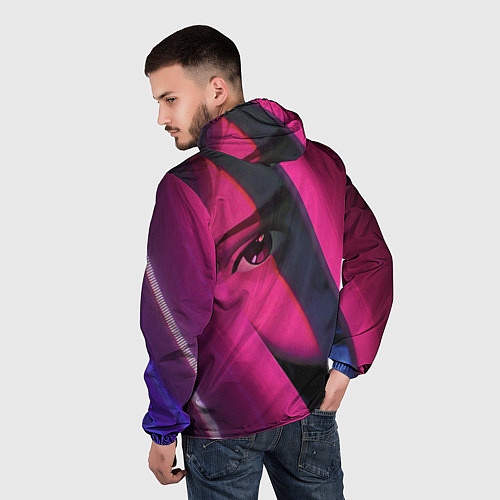 Мужская ветровка Jinx Arcane League of Legends / 3D-Черный – фото 4