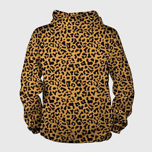 Мужская ветровка Леопард Leopard / 3D-Черный – фото 2