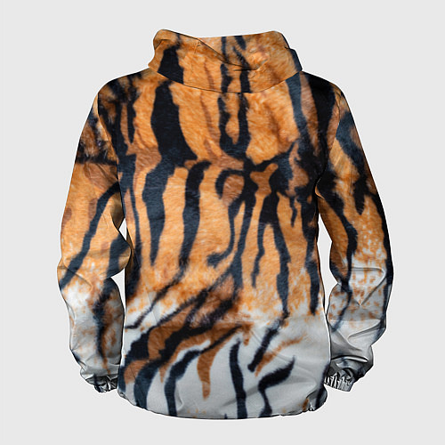 Мужская ветровка Шкура тигра Новый год 2022 / 3D-Черный – фото 2