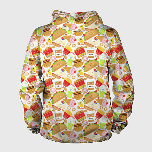 Мужская ветровка Продукты Питания / 3D-Белый – фото 2