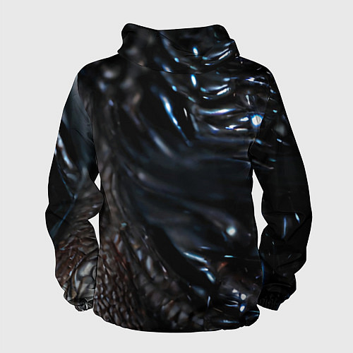 Мужская ветровка Элегантный инопланетянин / 3D-Черный – фото 2