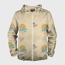Мужская ветровка Китайский орнамент Феникс