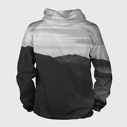 Мужская ветровка ТЕМНЫЕ ГОРЫ / 3D-Белый – фото 2