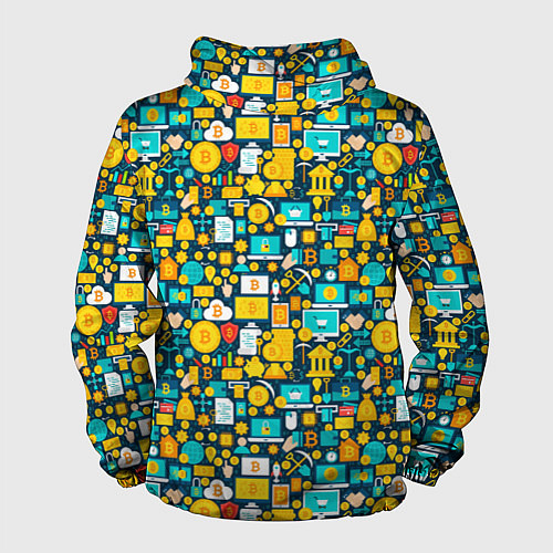 Мужская ветровка Трейдер Криптовалют / 3D-Черный – фото 2