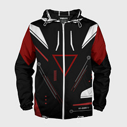 Ветровка с капюшоном мужская Сайрекс Сyrex CS GO, цвет: 3D-белый