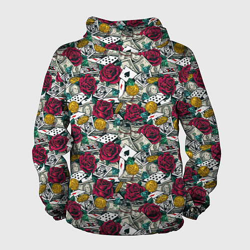 Мужская ветровка Счастливчик Lucky / 3D-Черный – фото 2