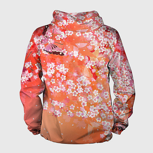 Мужская ветровка Весенняя волна / 3D-Черный – фото 2