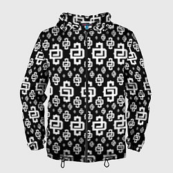 Ветровка с капюшоном мужская Black Pattern Dope Camo Dope Street Market, цвет: 3D-черный