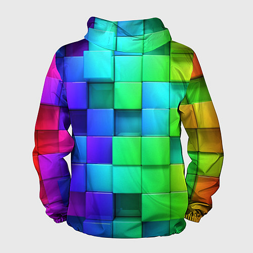 Мужская ветровка Color geometrics pattern Vanguard / 3D-Белый – фото 2