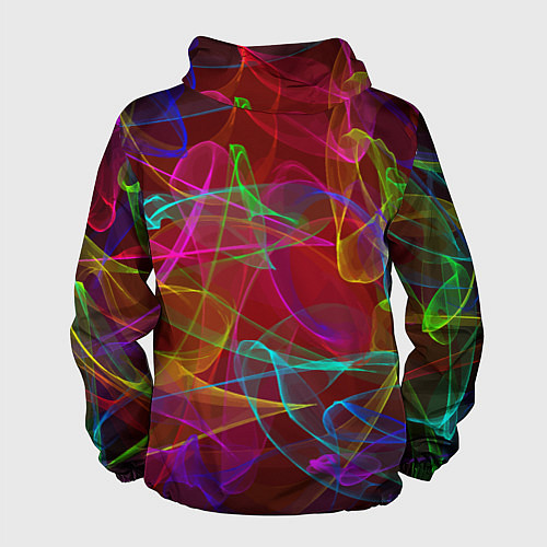 Мужская ветровка Color neon pattern Vanguard / 3D-Белый – фото 2