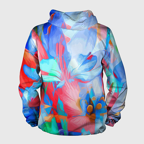 Мужская ветровка Fashion floral pattern / 3D-Белый – фото 2