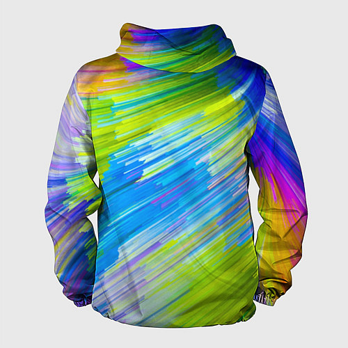 Мужская ветровка Color vanguard pattern Raster / 3D-Белый – фото 2