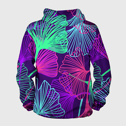 Мужская ветровка Neon color pattern Fashion 2023 / 3D-Белый – фото 2