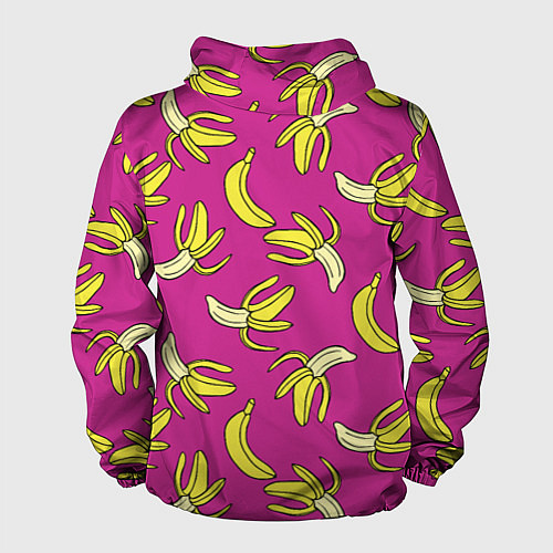 Мужская ветровка Banana pattern Summer Color / 3D-Белый – фото 2