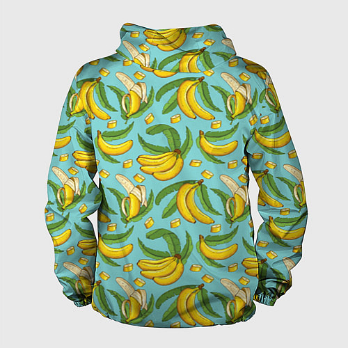 Мужская ветровка Banana pattern Summer Fashion 2022 / 3D-Черный – фото 2