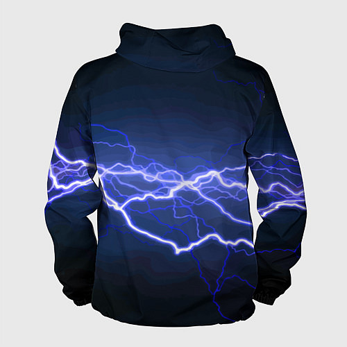 Мужская ветровка Lightning Fashion 2025 Neon / 3D-Белый – фото 2