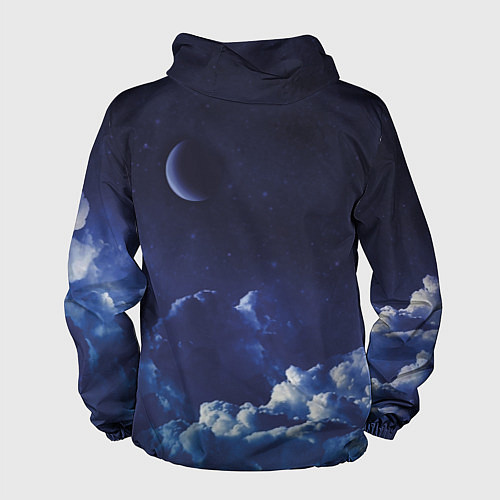 Мужская ветровка Пассажирский самолет Ил-114-300 / 3D-Белый – фото 2