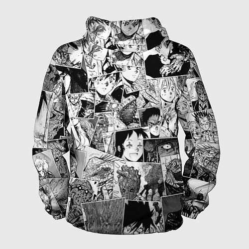 Мужская ветровка Дорохэдоро pattern / 3D-Черный – фото 2