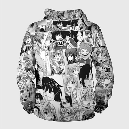Мужская ветровка Log Horizon pattern / 3D-Черный – фото 2
