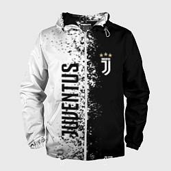 Ветровка с капюшоном мужская Juventus ювентус 2019, цвет: 3D-белый