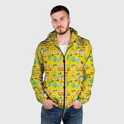 Ветровка с капюшоном мужская CAMPING TRAVEL, цвет: 3D-черный — фото 2