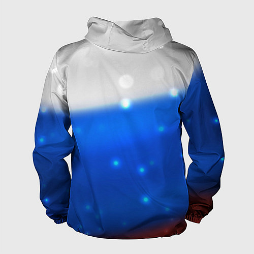 Мужская ветровка Герб России Blue / 3D-Белый – фото 2