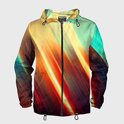 Мужская ветровка Яркие размытые полосы