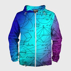 Ветровка с капюшоном мужская Неоновая формула, цвет: 3D-белый