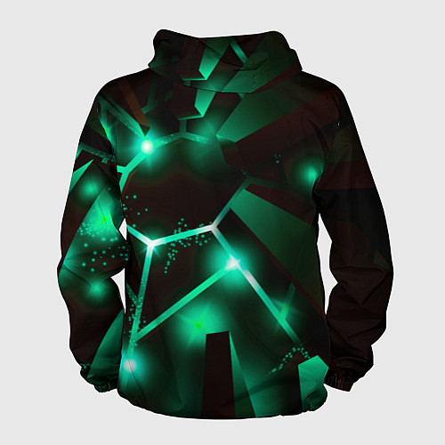 Мужская ветровка Free Fire разлом плит / 3D-Черный – фото 2